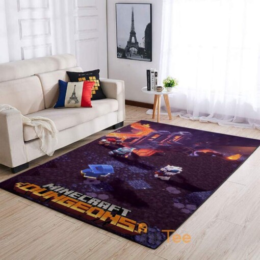 Minecraft Dungeons Area Rug