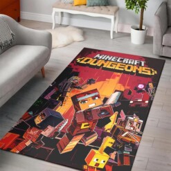 Minecraft Dungeons Rug  Custom Size And Printing