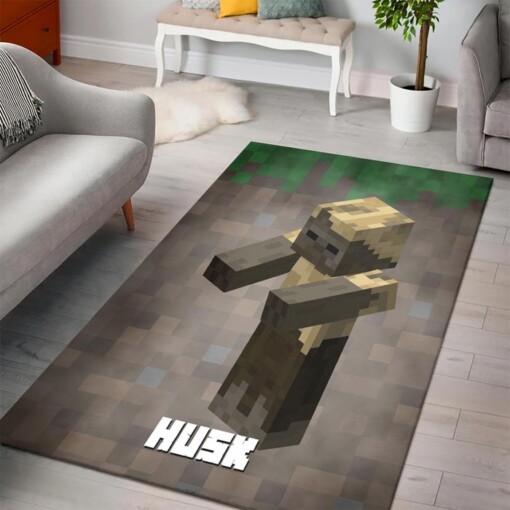 Minecraft Husk Rug  Custom Size And Printing