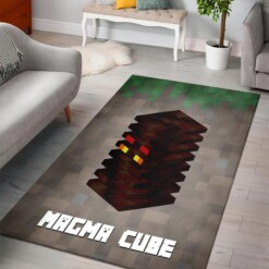 Minecraft MagmaCube Rug  Custom Size And Printing