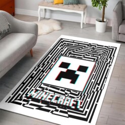 Minecraft Poster Rug  Custom Size And Printing