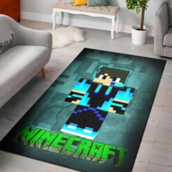 Minecraft Skin Rug  Custom Size And Printing