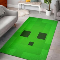 Minecraft Slime Rug  Custom Size And Printing