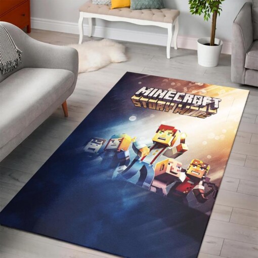 Minecraft Story Mode Rug  Custom Size And Printing
