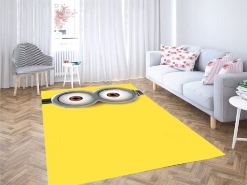 Minions Eyes Living Room Modern Carpet Rug