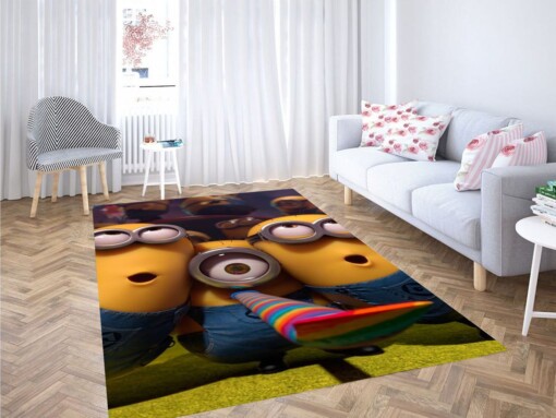 Minions Wallpaper Living Room Modern Carpet Rug