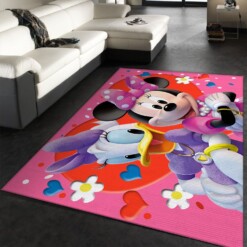 Minnie Mouse And Daisy Duck Rug  Custom Size And Printing