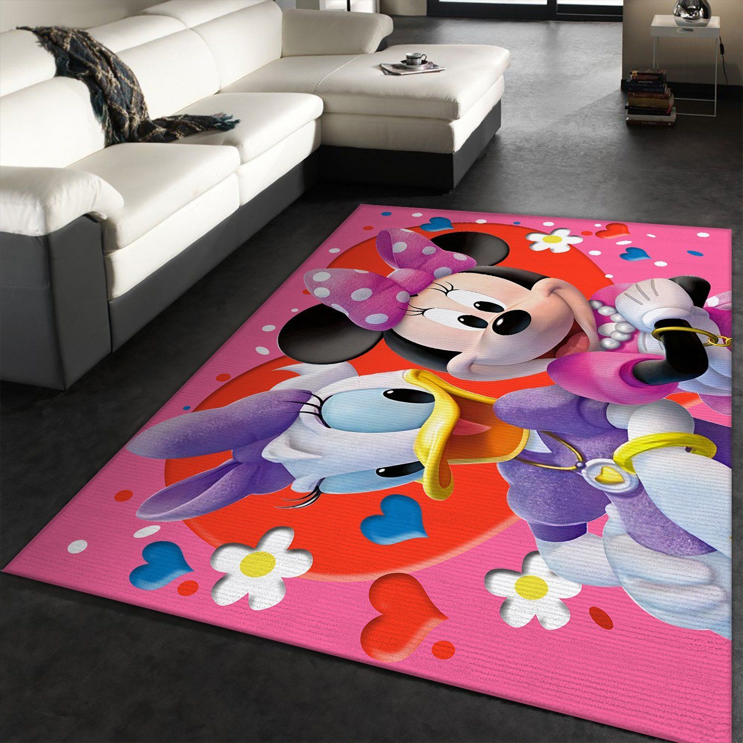 Minnie Mouse And Daisy Duck Rug Custom Size And Printing