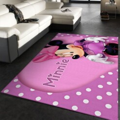 Minnie Mouse Carpet  Custom Size And Printing