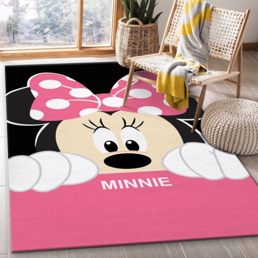 Minnie Mouse Disney Movies Rug  Custom Size And Printing