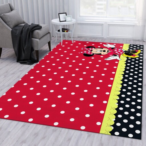 Minnie Mouse Rug Patterns  Custom Size And Printing
