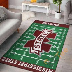 Mississippi State Bulldogs Home Field Area Rug