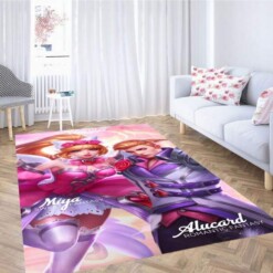 Mobile Legend Miya And Alucard Carpet Rug