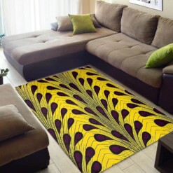 Modern African American Adorable Style Afrocentric Pattern Art Carpet Living Room Rug