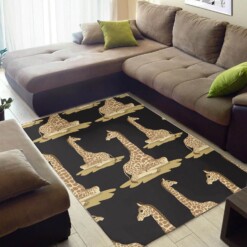 Modern African American Vintage Art Seamless Pattern Carpet Style Rug