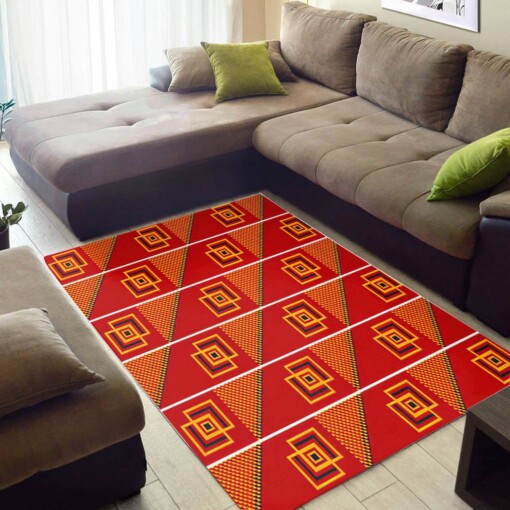 Modern African Nice Afrocentric Art Style Carpet Inspired Home Rug