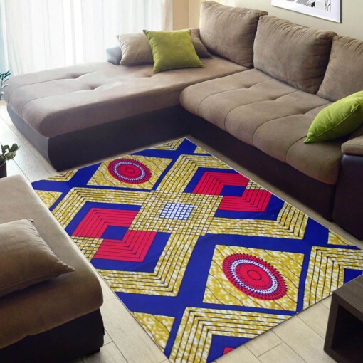 Modern African Nice Inspired Ethnic Seamless Pattern Design Floor Room Rug