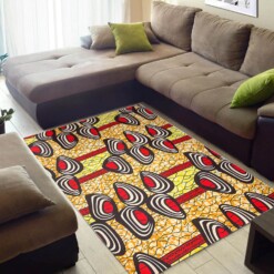 Modern African Style Adorable Black History Month Afrocentric Pattern Art Floor Room Rug