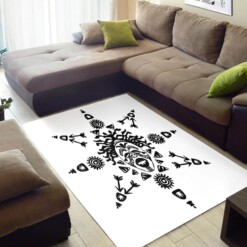 Modern African Style Amazing American Black Art Ethnic Seamless Pattern Large House Rug