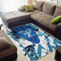 Modern African Style Fancy Black Girl Large Carpet Rug