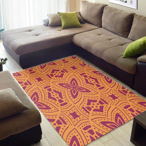 Modern African Style Trendy Afro American Seamless Pattern Large Inspired Home Rug