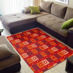 Modern African Style Vintage Black History Month Afrocentric Art Themed Carpet Home Rug