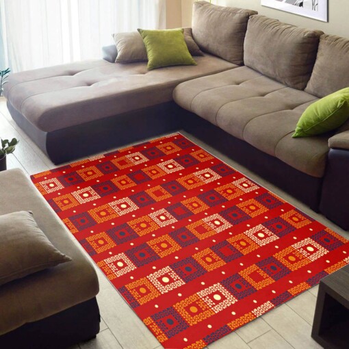 Modern African Style Vintage Black History Month Afrocentric Art Themed Carpet Home Rug