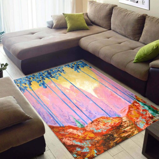 Modern African Trendy American Black Art Afrocentric Design Floor Inspired Home Rug