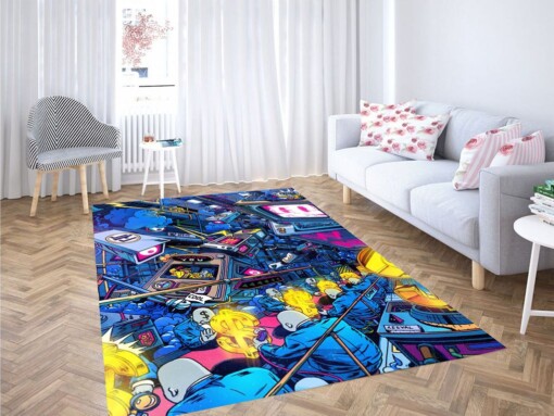 Modern Life Is A Rubbish Living Room Modern Carpet Rug