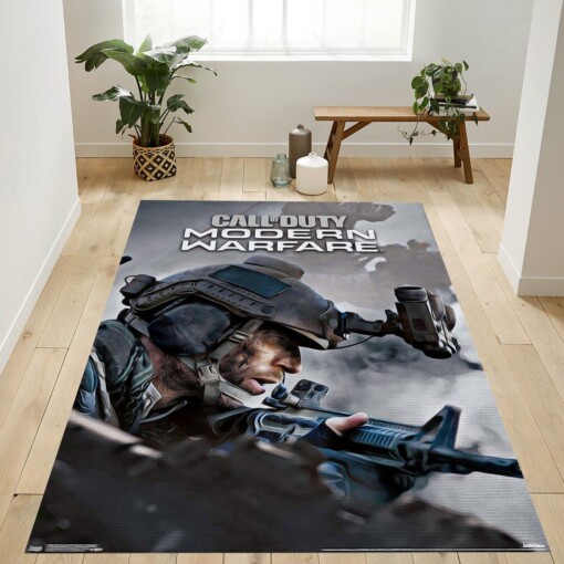 Modern Warfare Multiplayer Rug  Custom Size And Printing