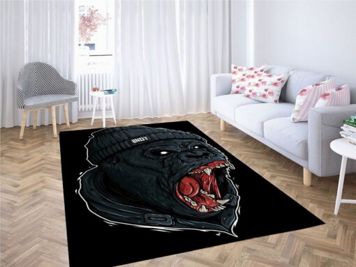 Monkey Bandit Wallpaper Carpet Rug