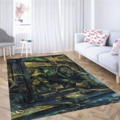 Monster Wallpaper Carpet Rug