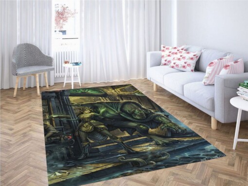 Monster Wallpaper Living Room Modern Carpet Rug