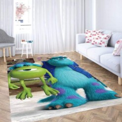 Monsters And Mike University Wallpaper Carpet Rug