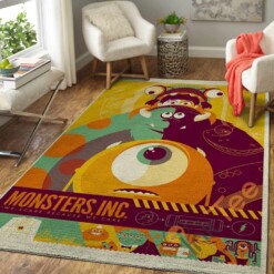 Monsters Inc Area Rug