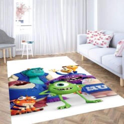 Monsters Inc University Carpet Rug