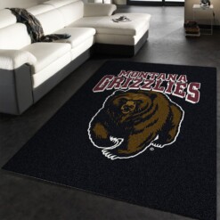 Montana Grizzlies Rug  Custom Size And Printing