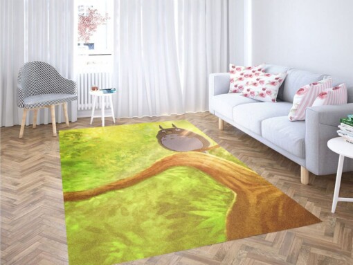 Morning Totoro Living Room Modern Carpet Rug