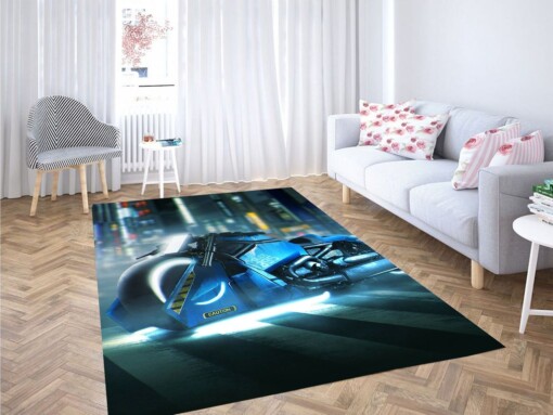 Motorcycle Cyberpunk 2077 Living Room Modern Carpet Rug