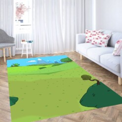 Mountain Adventure Time Carpet Rug