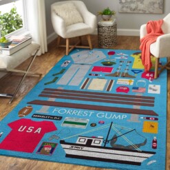 Movie Fans Forest Gump Area Rug