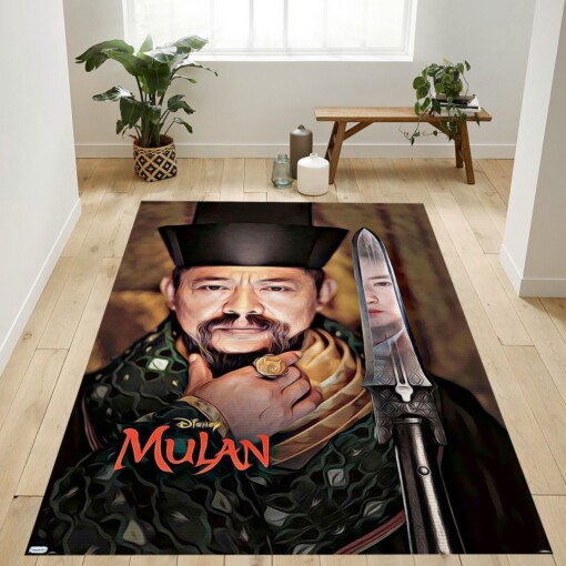 Mulan Emperor Rug  Custom Size And Printing