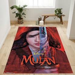 Mulan Poster Rug  Custom Size And Printing