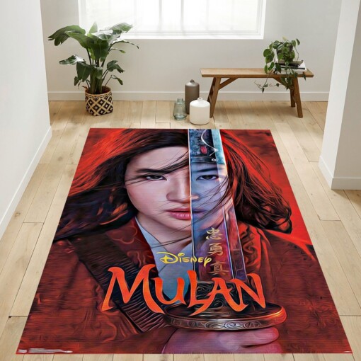 Mulan Poster Rug  Custom Size And Printing