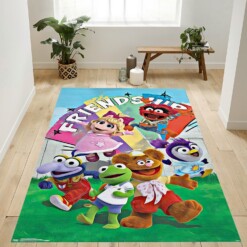 Muppet Babies Friendship Rug  Custom Size And Printing