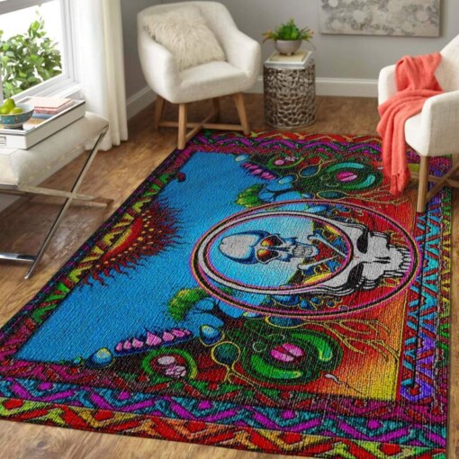 Music Fans Grateful Dead Area Rug