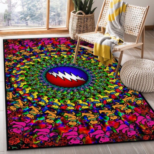 Music Grateful Dead Rug  Custom Size And Printing