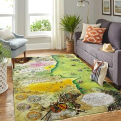 Narnia Map Area Rug