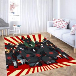 Naruto Akatsuki Wallpaper Carpet Rug