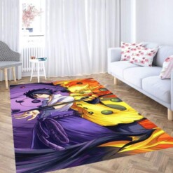 Naruto And Sasuke Sage Mode Wallpaper Carpet Rug